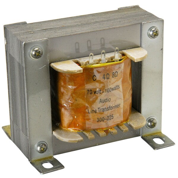 Main product image for 70V 100W High Power Line Matching Transformer 300-225